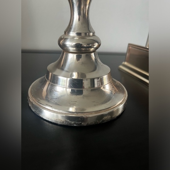 Metal Pottery Barn Bundle (Mail Organizer , Clock , Candle Holder ) - Picture 10 of 11